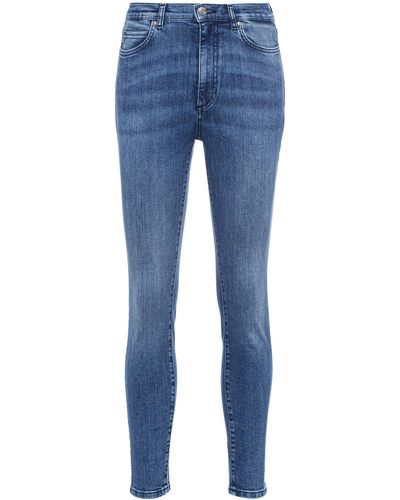 HUGO LOU Skinny-Fit Jeans aus nachhaltigem Stretch-Denim - Blau