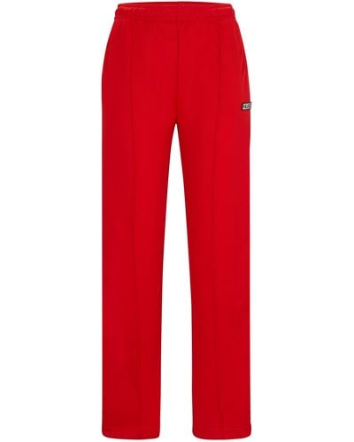 HUGO Casual Hose NECENDIA Regular Fit - Rot