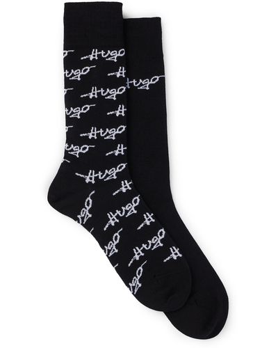 HUGO Two-pack Of Socks - Black