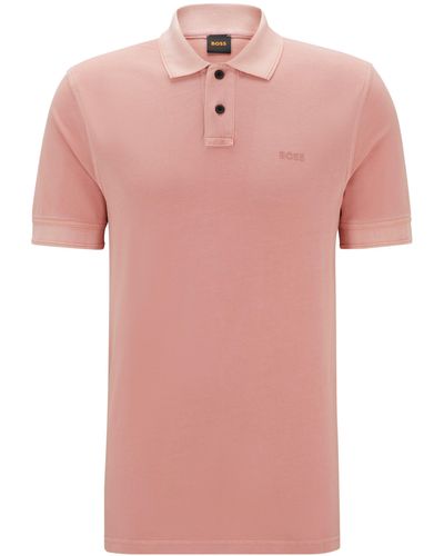BOSS Poloshirt PRIME Regular Fit - Pink