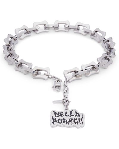 HUGO X Bella Poarch Choker Necklace In Stainless Steel - Metallic