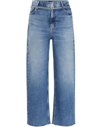 BOSS Blaue Jeans mit Gürtel-Detail