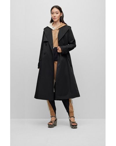 BOSS by HUGO BOSS Trench coats for Women | Online Sale up to 54% off | Lyst