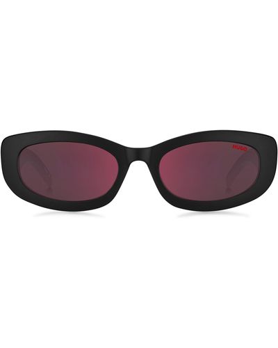 HUGO Sonnenbrille mit farbigem Emaille-Detail - Lila