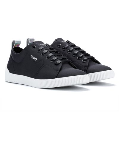 HUGO Lage Sneakers Van Repreve®-materiaal - Zwart