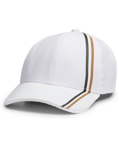 BOSS Gorra x Matteo Berrettini de sarga repelente al agua - Blanco