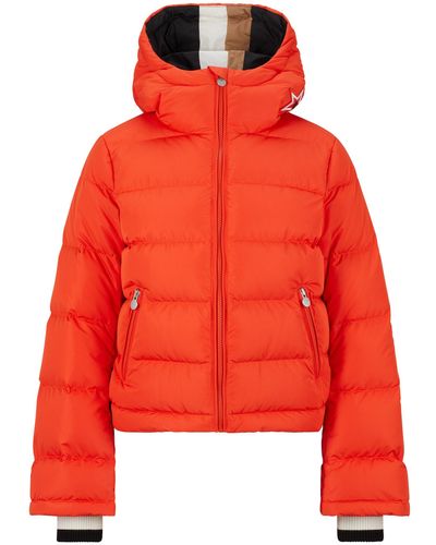 BOSS X Perfect Moment Hooded Jacket With Capsule Detailing - Red