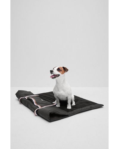 BOSS Portable Dog Mat With Sherpa Lining - Black