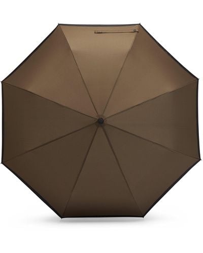BOSS Khaki Pocket Umbrella With Black Border