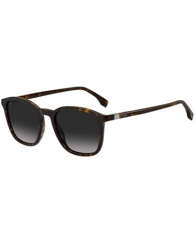 BOSS Tortoiseshell-acetate Sunglasses With 360 Hinges Men's Eyewear - Black