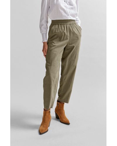 BOSS Regular-fit Pants With A Tapered Leg - Gray