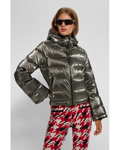BOSS X Perfect Moment Down-filled Metallic Puffer Jacket - Red