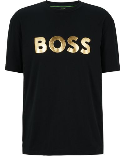 BOSS by HUGO BOSS T-Shirt TEE 1 Comfort Fit - Schwarz