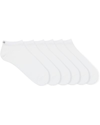 HUGO Six-pack Of Socks In A Cotton Blend - White