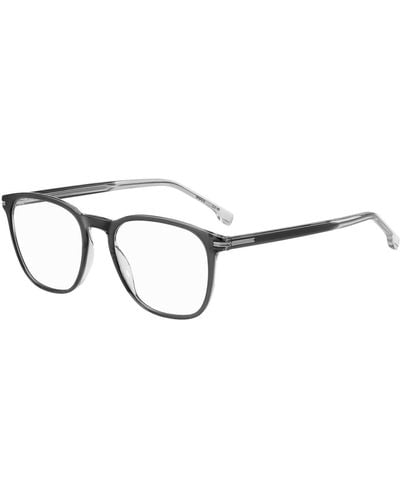 BOSS Two-tone Optical Frames With Signature Hardware - Grey