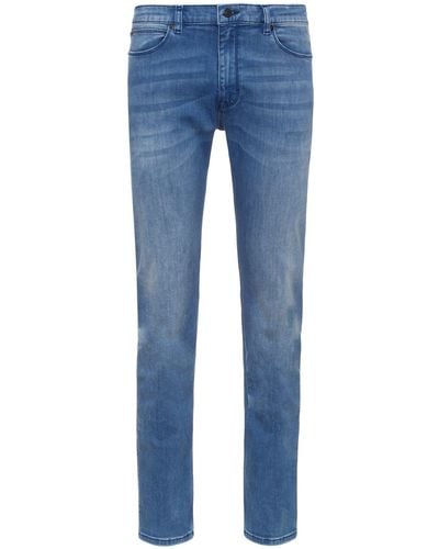 HUGO Slim-fit Jeans In Light-blue Comfort-stretch Denim