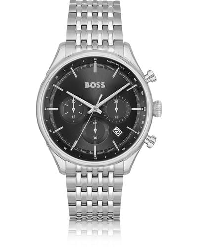 BOSS Gregor Chronograph Bracelet Watch - Grey