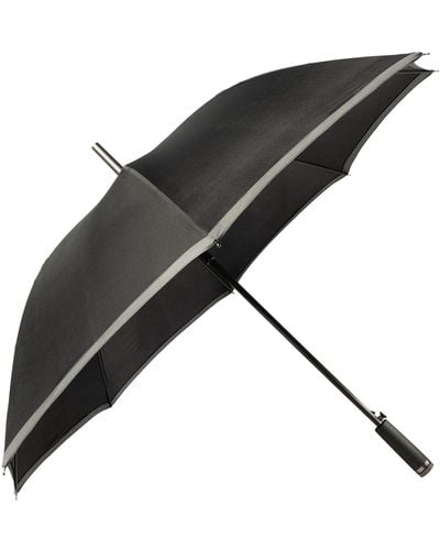 BOSS Umbrella With Contrast Canopy Edge - Black