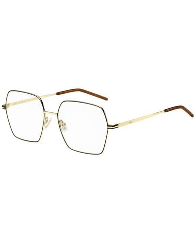 BOSS Optical Frames In Ultra-thin Gold-tone Steel - Multicolour