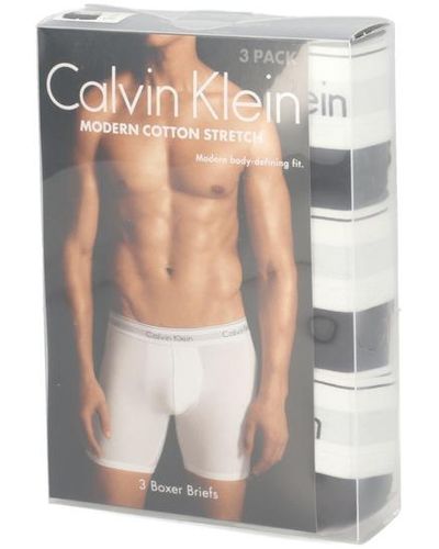 Calvin Klein Boxer Brief 3Pk - Grau