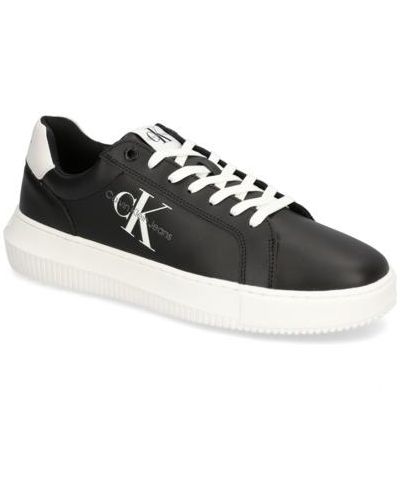 Calvin Klein Chunky Cupsole Monologo - Schwarz