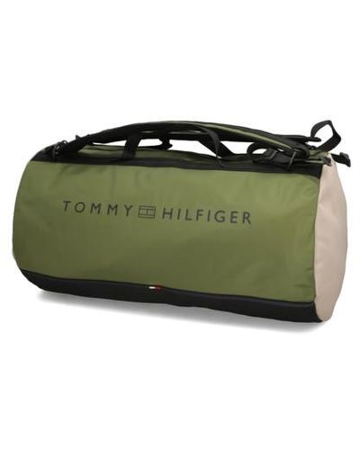 Tommy Hilfiger Th Urban Essential Barrel Bag - Grün