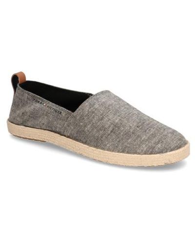 Tommy Hilfiger Th Espadrille Core Chambray Shoes - Grau