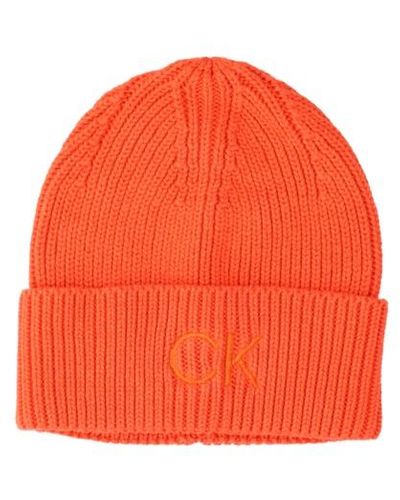 Calvin Klein Essentials Beanie - Orange