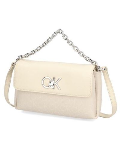 Calvin Klein Re-Lock Mini Crossbody Bag - Natur