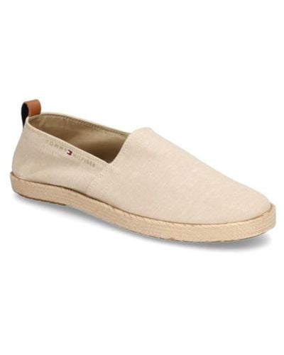 Tommy Hilfiger Th Espadrille Core Chambray - Natur