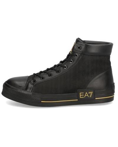 EA7 Sneaker Mid Cut - Schwarz
