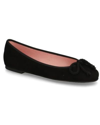 Pretty Ballerinas Veloursleder Ballerina - Schwarz