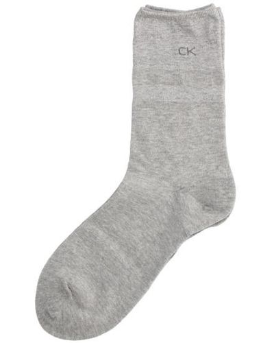 Calvin Klein Sock 1P Carton Lurex Giftbox - Grau