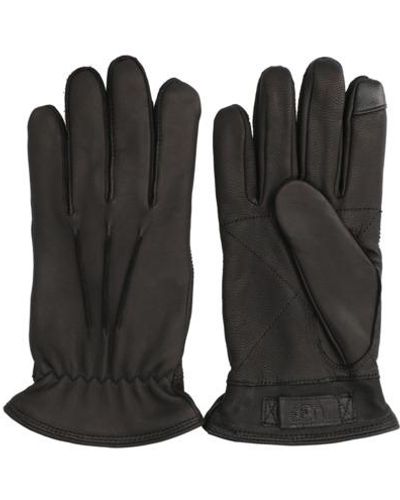 UGG Leather Glove - Schwarz