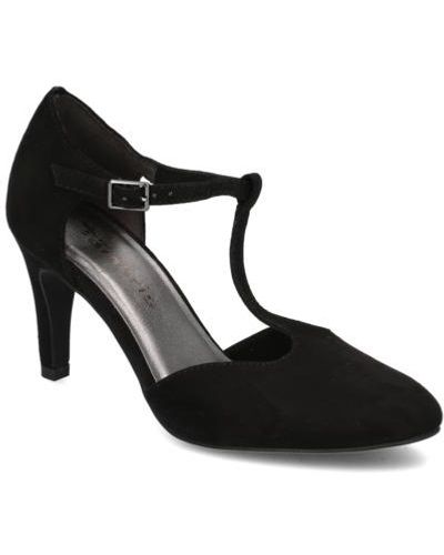 Tamaris Textil Klassischer Pumps - Schwarz