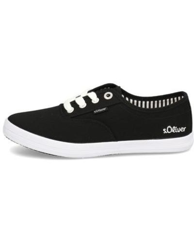 S.oliver Canvas Sneaker - Schwarz