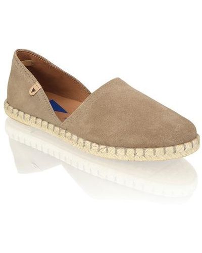 Verbenas Veloursleder Espadrille - Grau