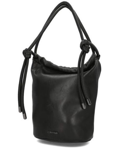 Calvin Klein Roped Bucket Bag - Schwarz