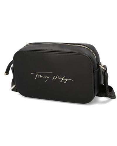 Tommy Hilfiger Iconic Tommy Camera Bag Sign - Schwarz