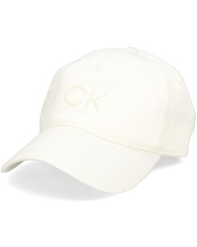 Calvin Klein Re-Lock Inlay Ck Bb Cap - Weiß