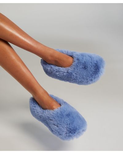 Hunkemöller Pantoffels Ballerina - Blauw