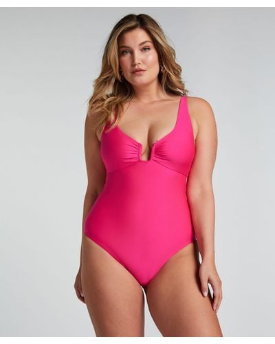 Hunkemöller Shaping Naples Swimsuit - Pink