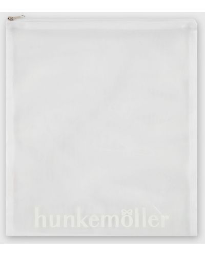 Hunkemöller Bolsa para el lavado prendas delicadas cremallera - Blanco