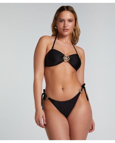 Hunkemöller Bikini Slip mit hohem Beinausschnitt Yucatan - Braun