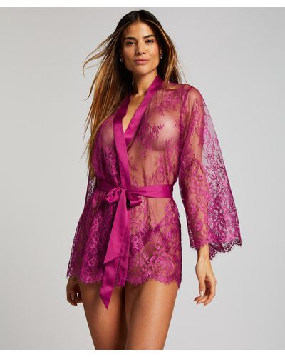 Hunkemöller Kimono Lace Isabelle - Rood