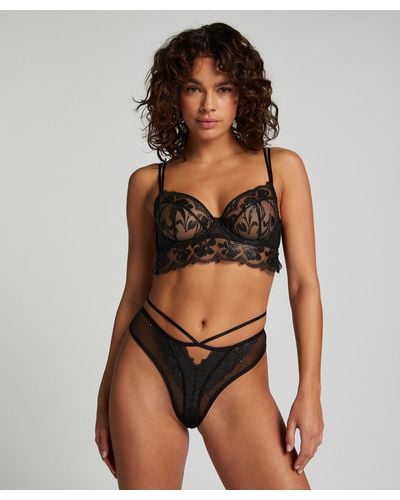 Hunkemöller Hoog Uitgesneden Brazilian Mila - Bruin