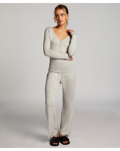 Hunkemöller Pyjama-Set - Grau