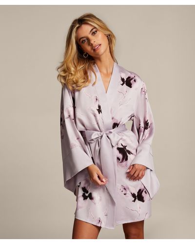 Hunkemöller Satin Kimono - Pink