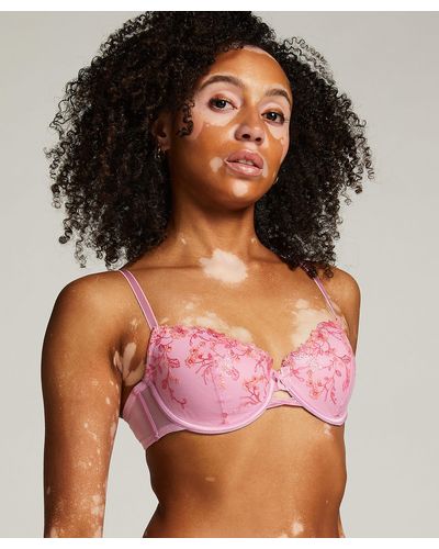 Hunkemöller Sujetador con aros y relleno Lillia - Rosa