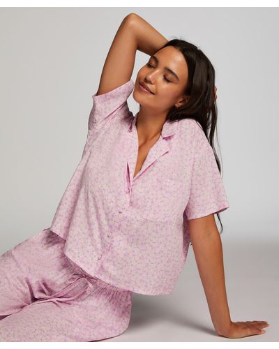 Hunkemöller Pyjamatop - Roze